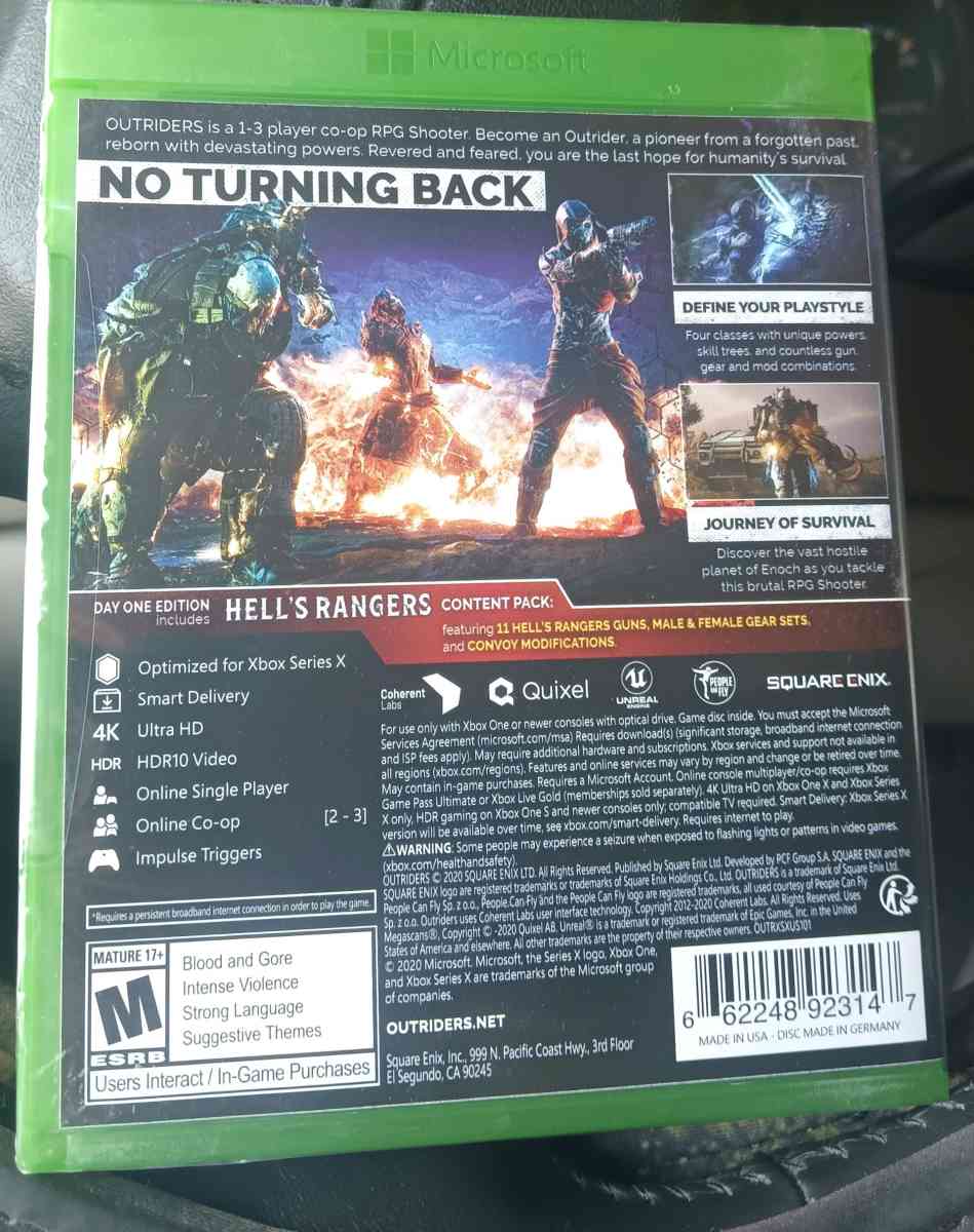 OUTRIDERS - Riverside, California - FleaMarketBay