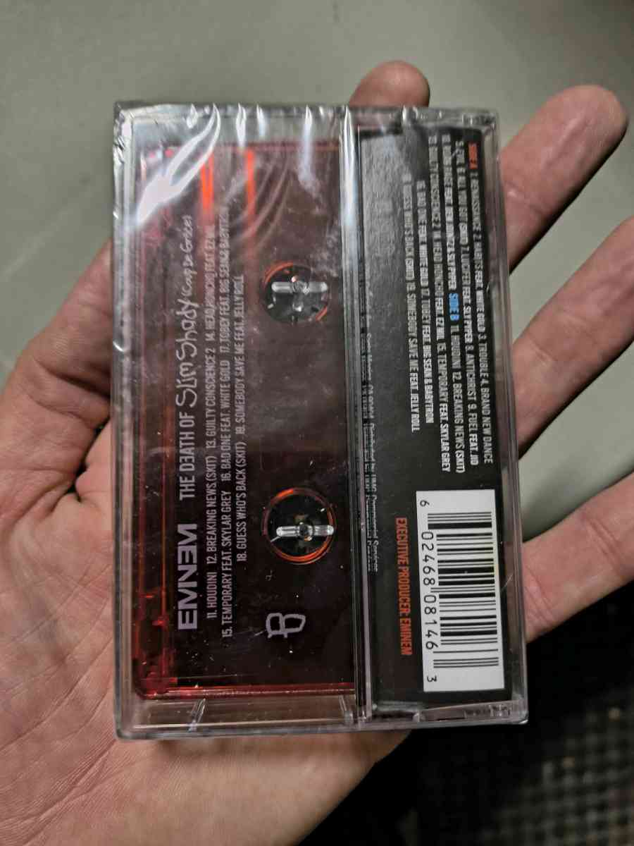 Eminem Death Of Slim Shady Cassette Rare Red Em website - Damascus, Maryland - FleaMarketBay