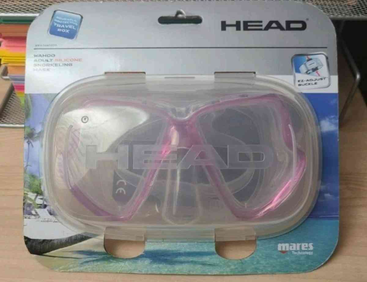 Adult Silicone Snorkeling Mask Mares Tech W Travel Box - Akron, Ohio - FleaMarketBay