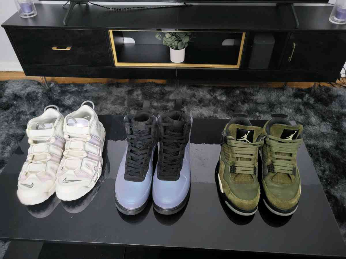 Collection of 9 Pairs of Mens Nike and Air Jordans - Irvington, New Jersey - FleaMarketBay