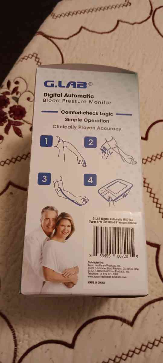 G Digital Automatic blood pressure monitor  newLAB - Ivanhoe, California - FleaMarketBay