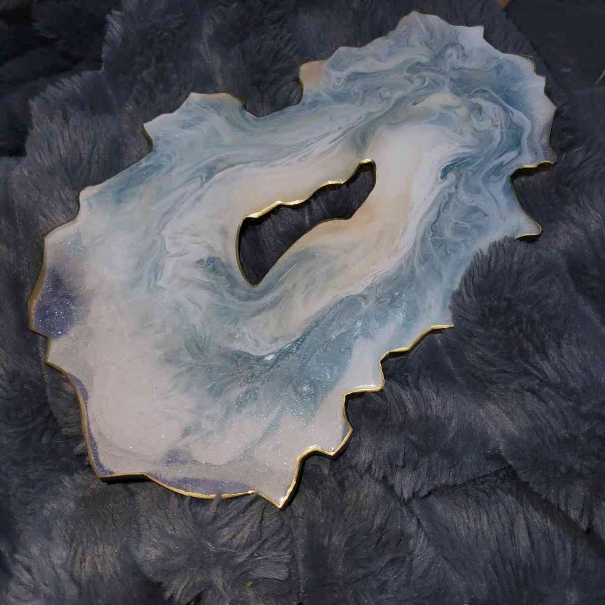 Free form geode artwork - Rochester, New Hampshire - FleaMarketBay