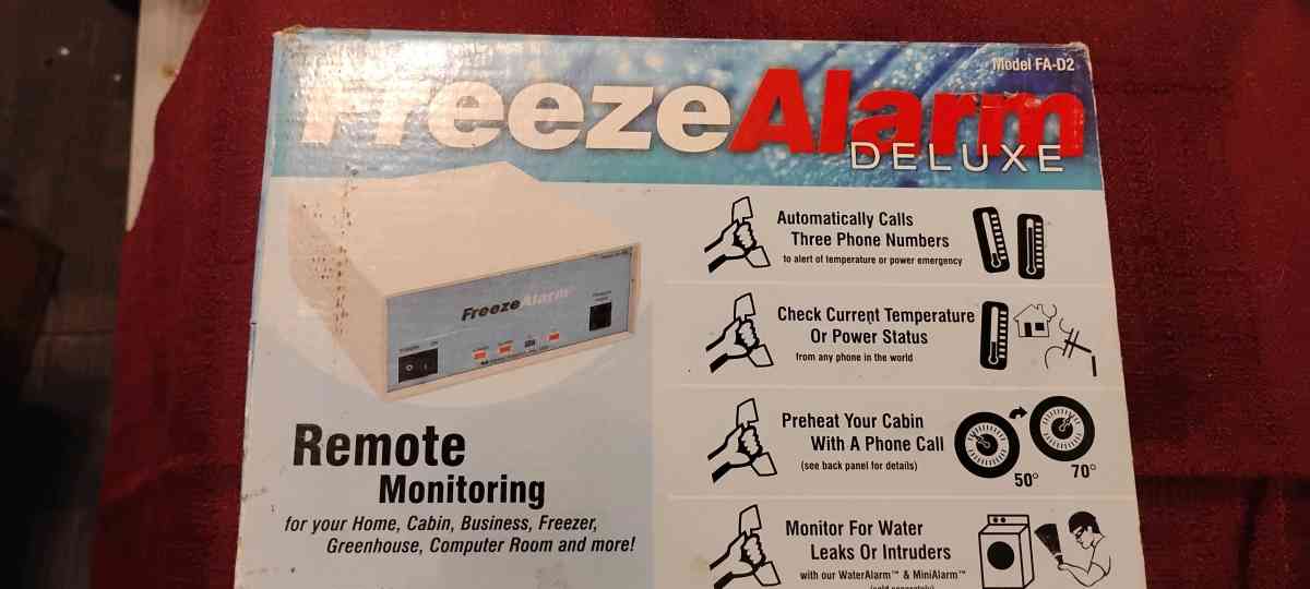 Freeze Alarm Deluxe New in box