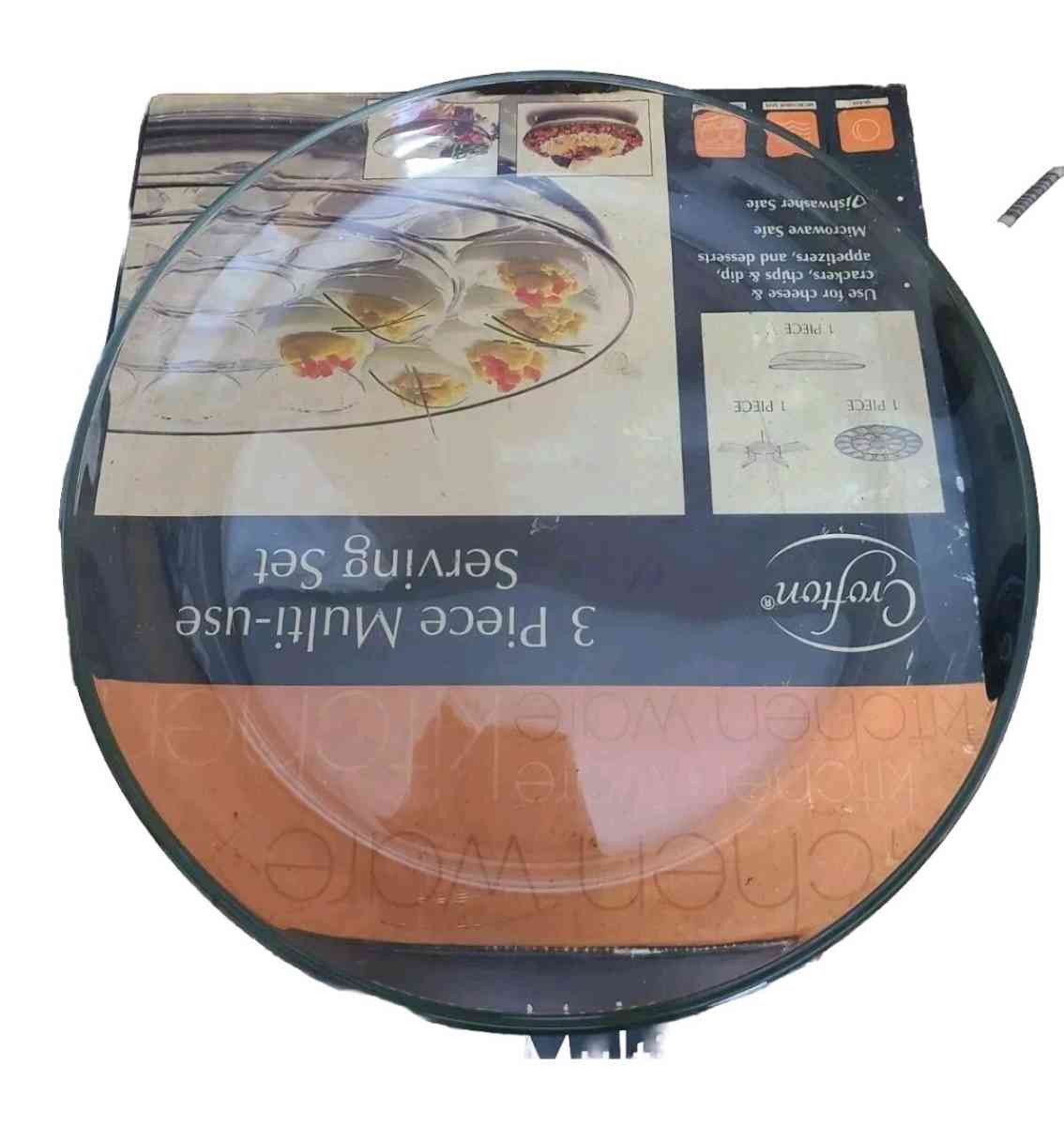 Introducing the Crofton Kitchen Ware 3 Piece MultUse Serving - Akron, Ohio - FleaMarketBay