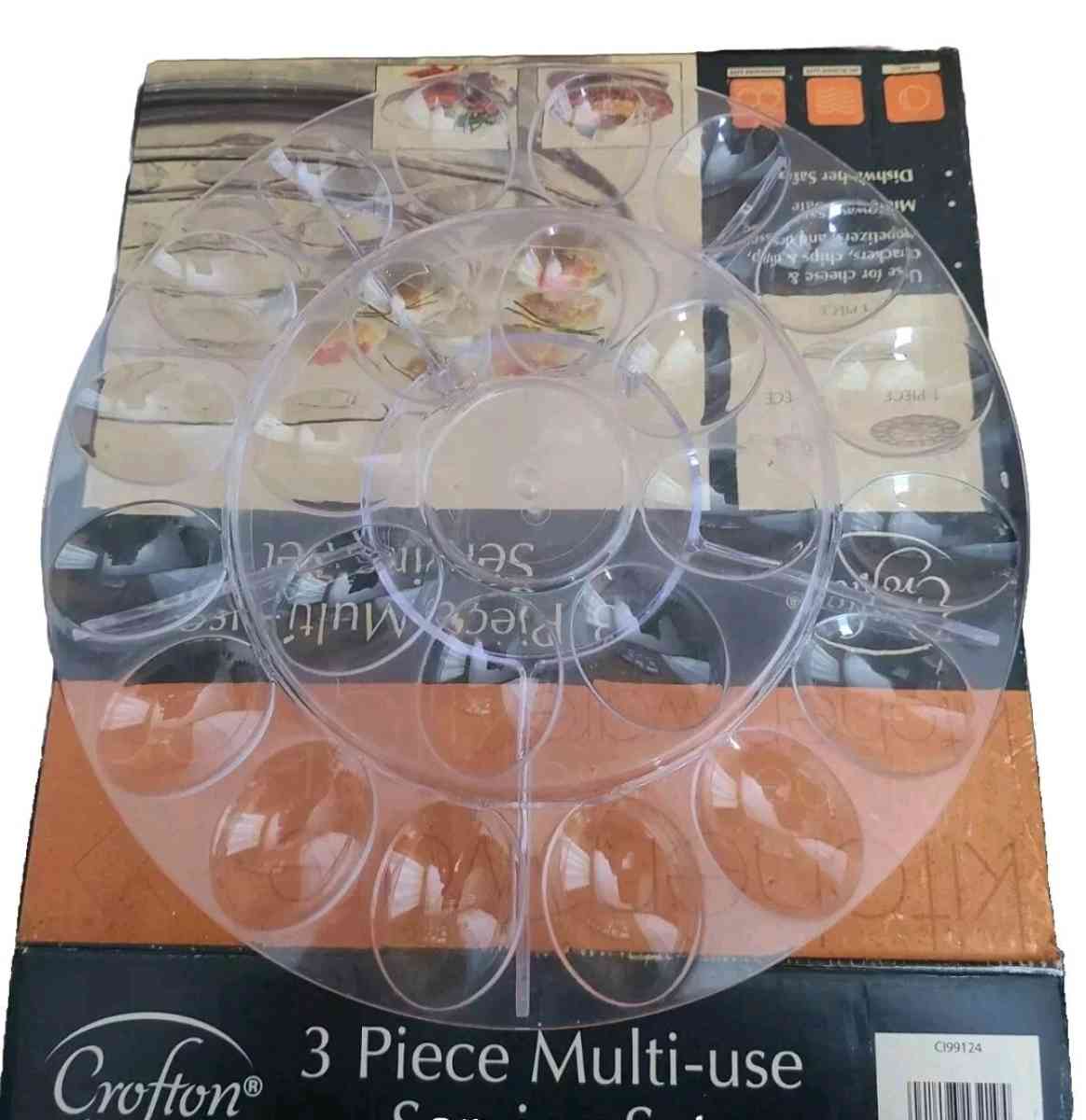 Introducing the Crofton Kitchen Ware 3 Piece MultUse Serving - Akron, Ohio - FleaMarketBay