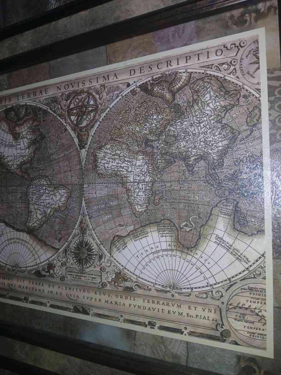 map of 1602 Orbis Terrae Novissima Descriptio - La Porte, Texas - FleaMarketBay