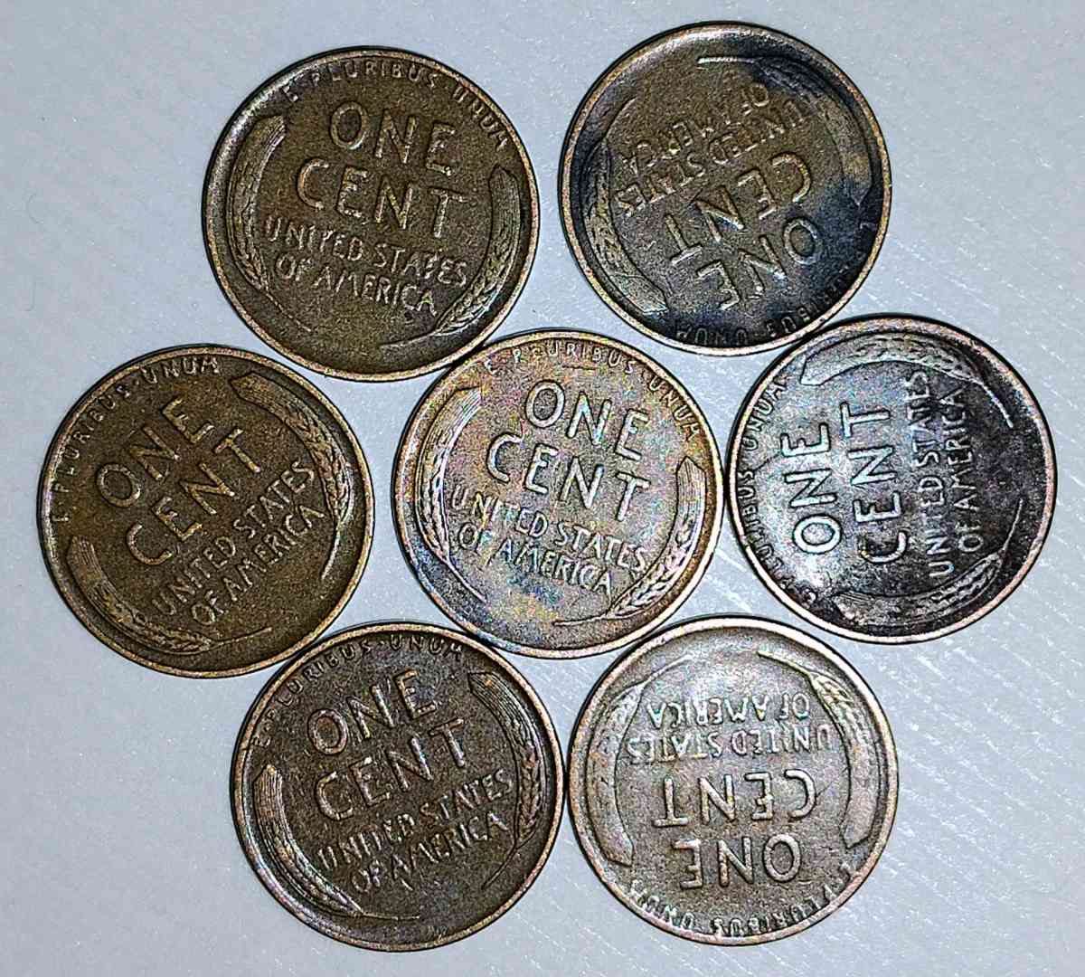 1936 1937 1939 Lincoln Wheat Pennies - Lumber City, Georgia - FleaMarketBay