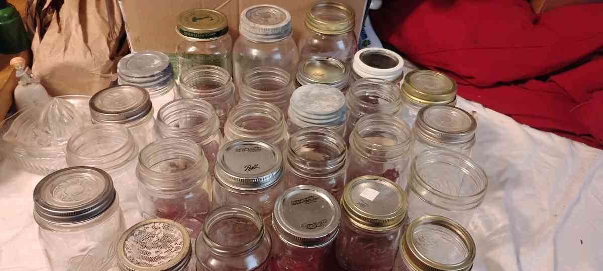 Used Lot of 38 Mason Jars - Prescott, Wisconsin - FleaMarketBay