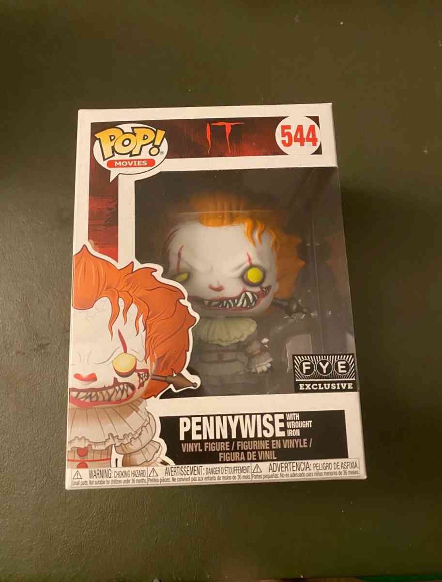 pennywise with wrought iron Funko pop - San Jose, California - FleaMarketBay