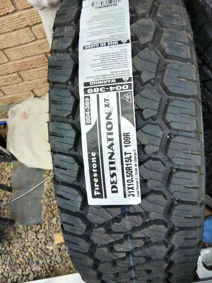 Brand New 15 inch Tire Firestone Destination XT - Albuquerque, New Mexico - FleaMarketBay