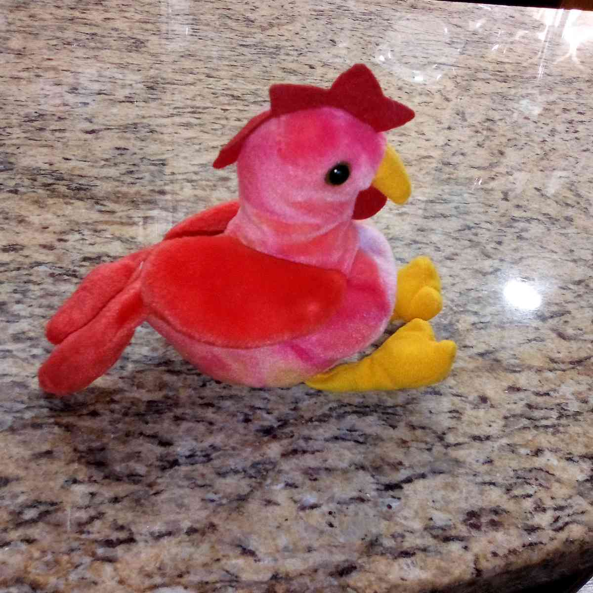 ty STRUT BEENIE BABY Very rare with error - Mesa, Arizona - FleaMarketBay