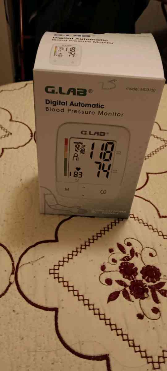 G Digital Automatic blood pressure monitor  newLAB - Ivanhoe, California