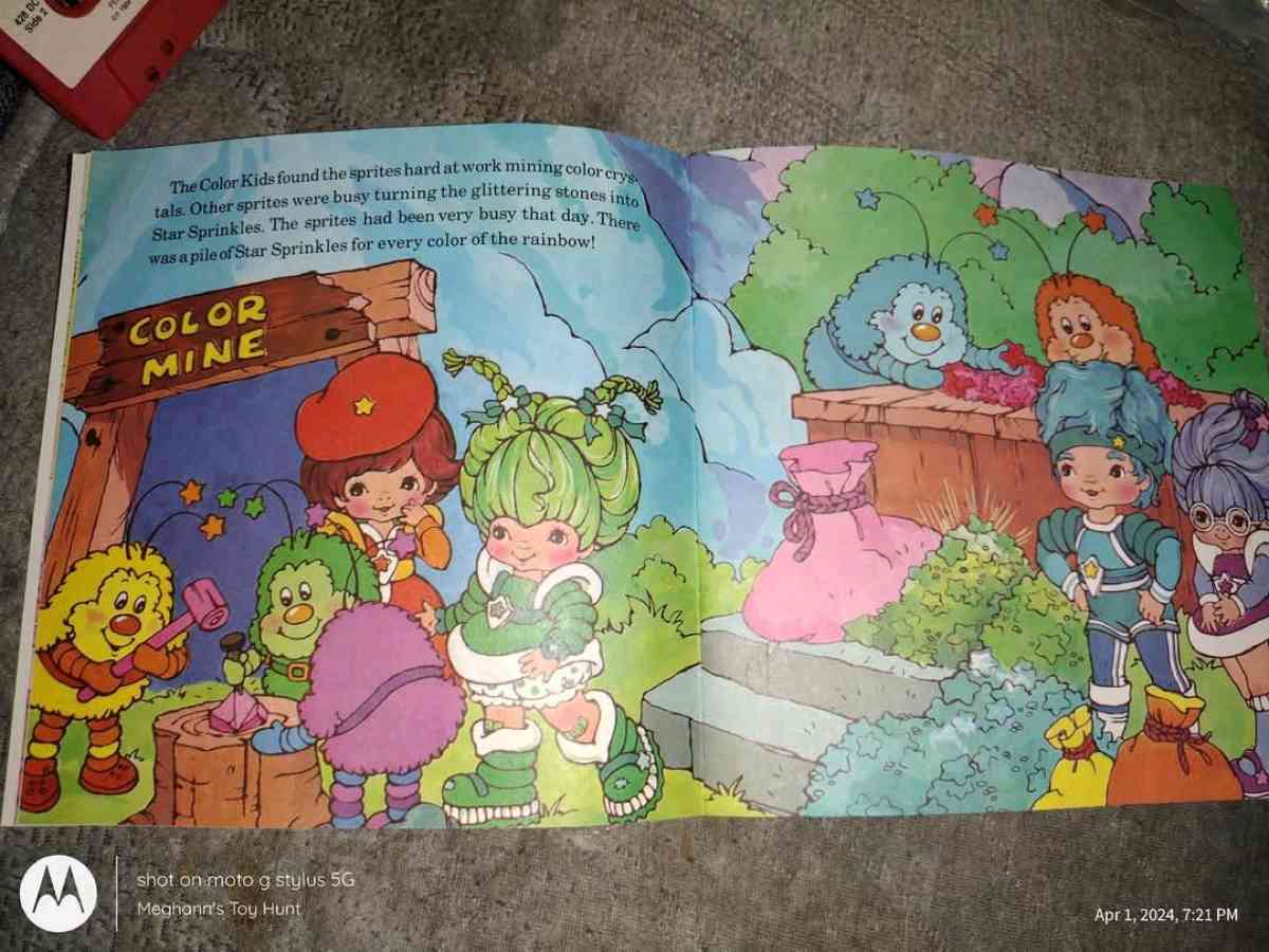 Vtg Rainbow Brite Reading Set w cassette tape - Saint Charles, Missouri - FleaMarketBay