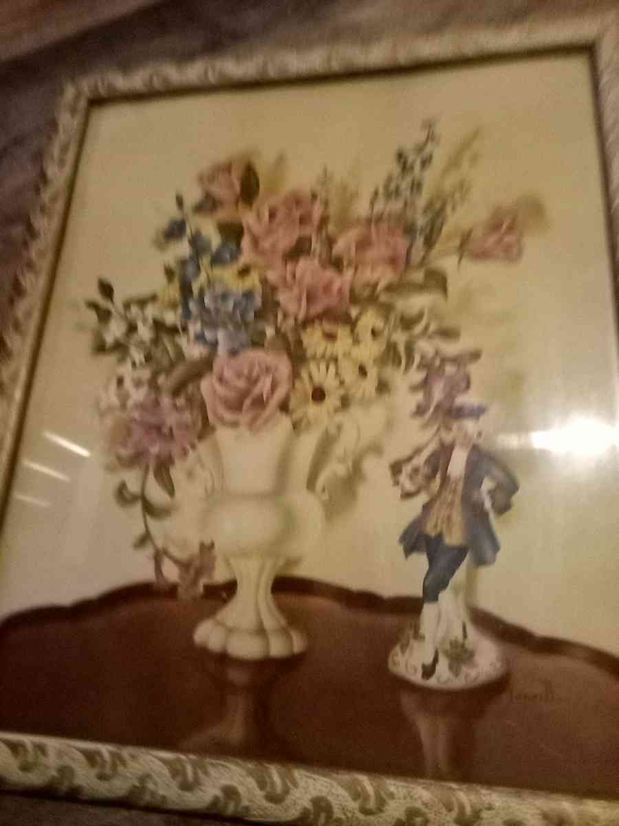 antique picture and frame - Mc Minnville, Tennessee - FleaMarketBay