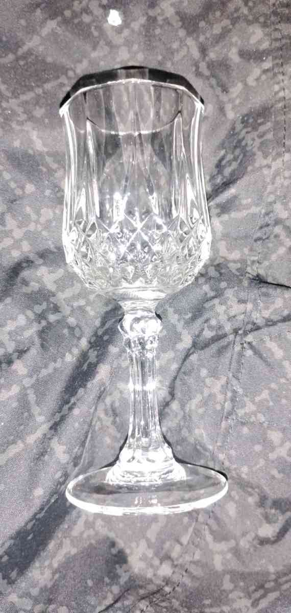 Vintage Crista DArques Longchamp Lead crystal glass - Prescott, Wisconsin - FleaMarketBay