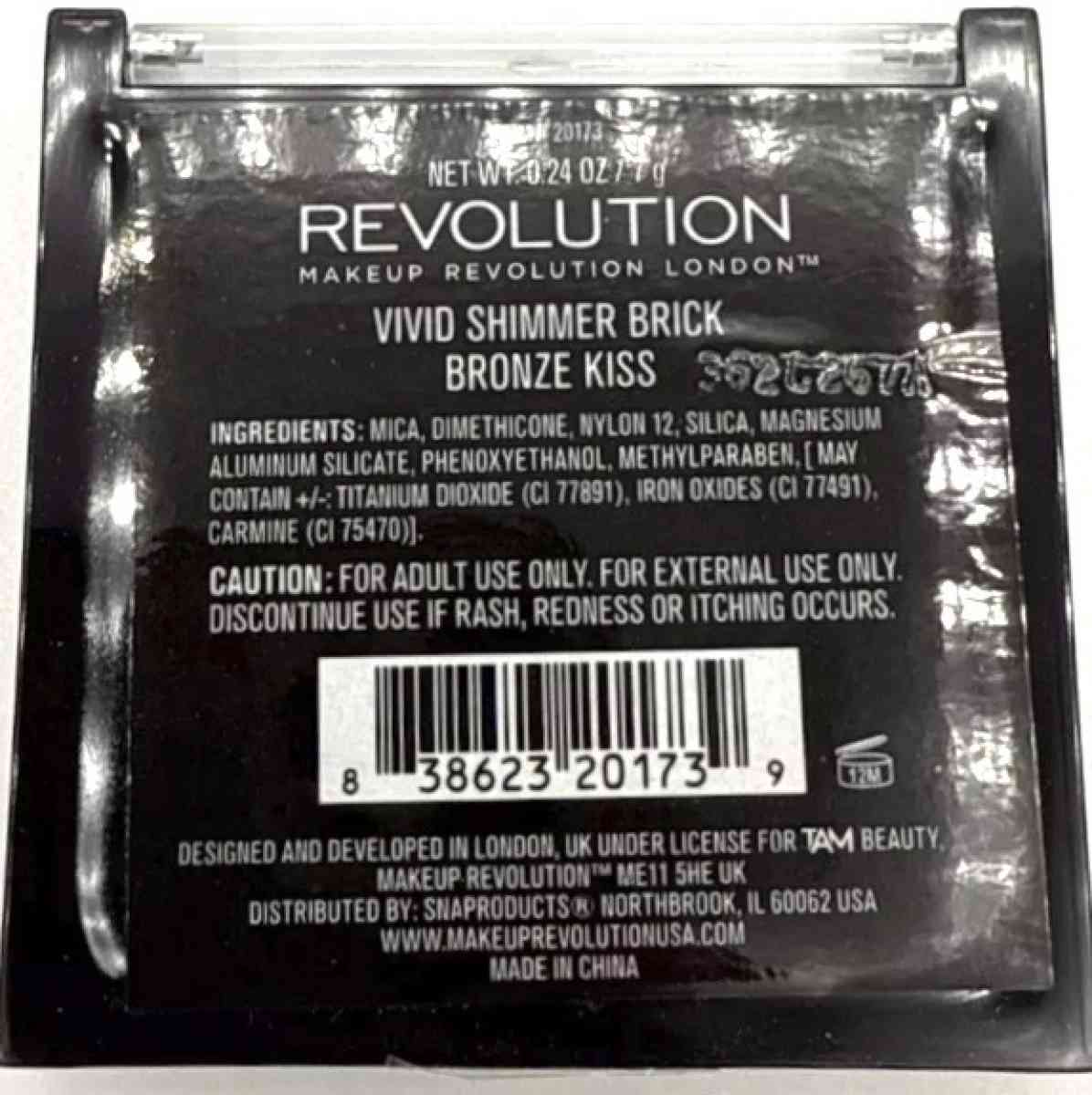 Revolution Shimmer Bronze Kiss Brick CASE Bobby BrownDupe - Vero Beach, Florida - FleaMarketBay