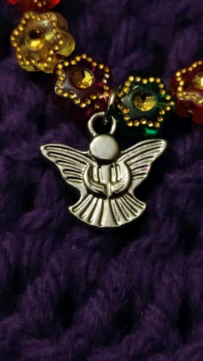 Multi color Angel charm beaded bracelet - Greenville, Michigan