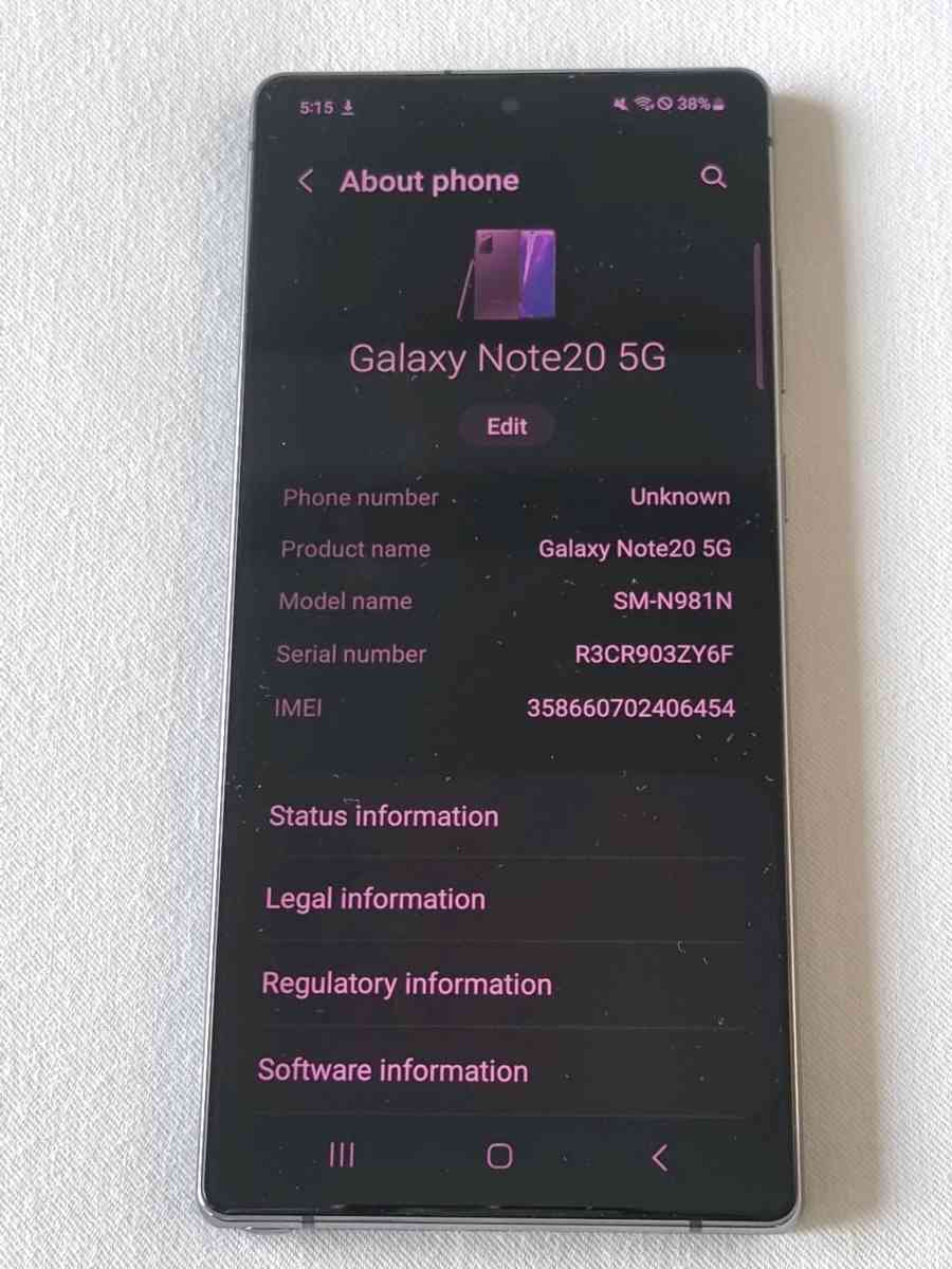 Galaxy Note 20 carrier unlocked - Los Angeles, California