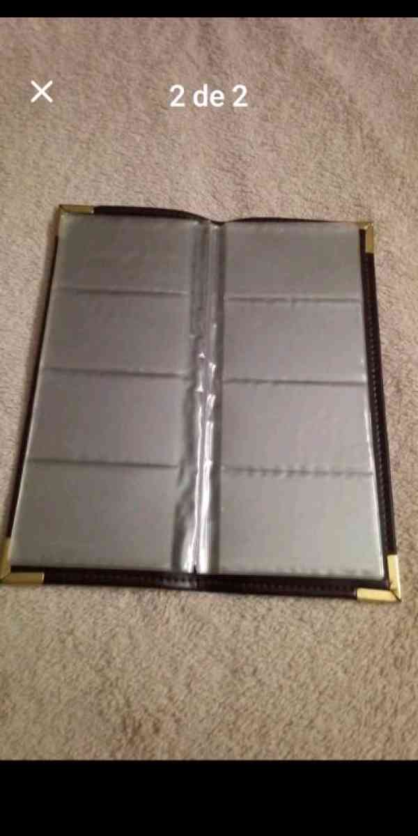 business card holder book