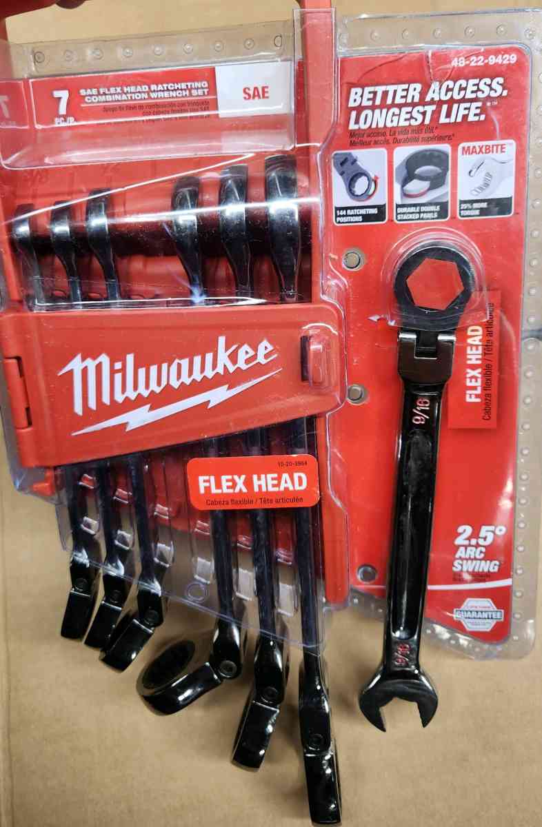 Milwaukee 7pc SAE Ratcheting Wrench set - Buena Park, California