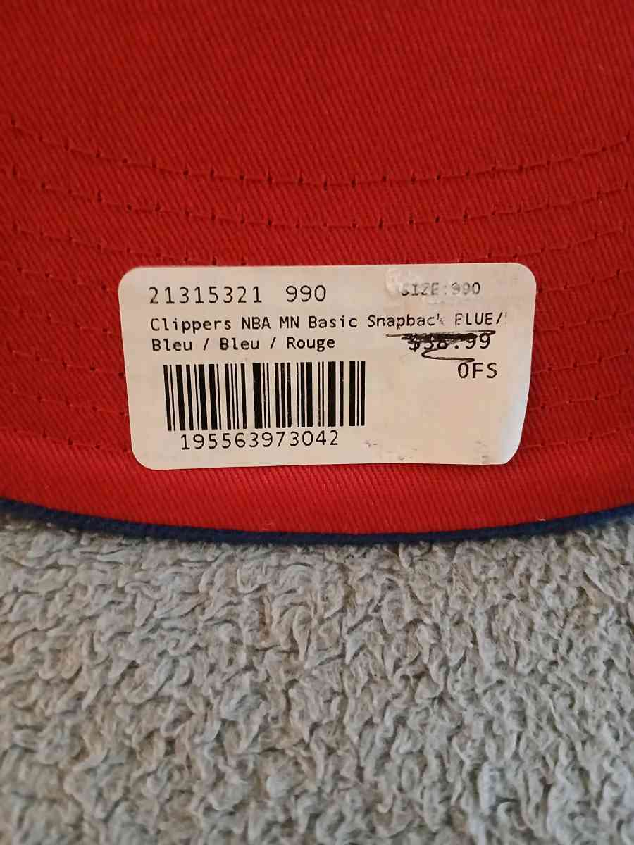 LA Clippers NBA Original Fit Snapback Blue Cap for Men - North Hollywood, California - FleaMarketBay