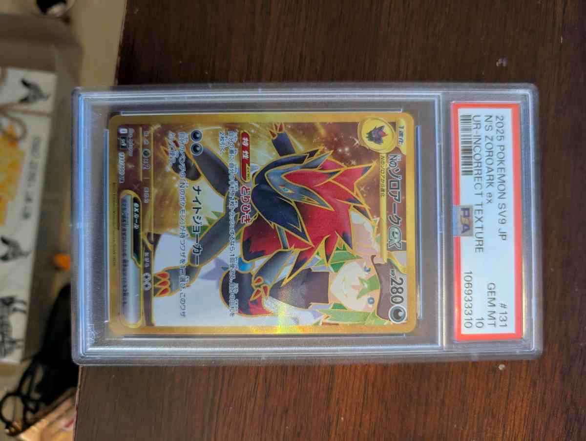 PSA 10 Ns Zoroark Incorrect Texture - Murfreesboro, Tennessee - FleaMarketBay