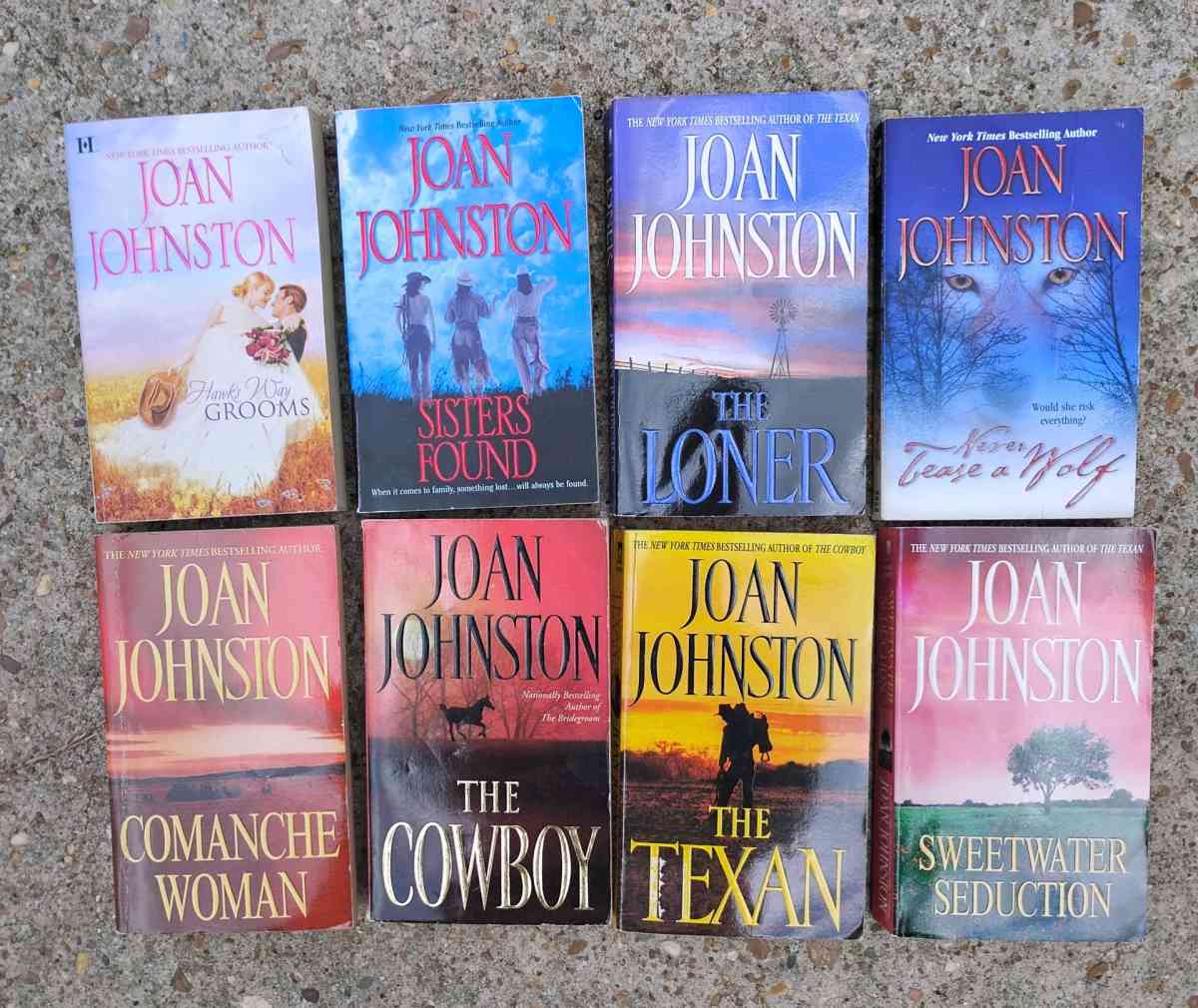 8 Joan Johnston books - Jena, Louisiana
