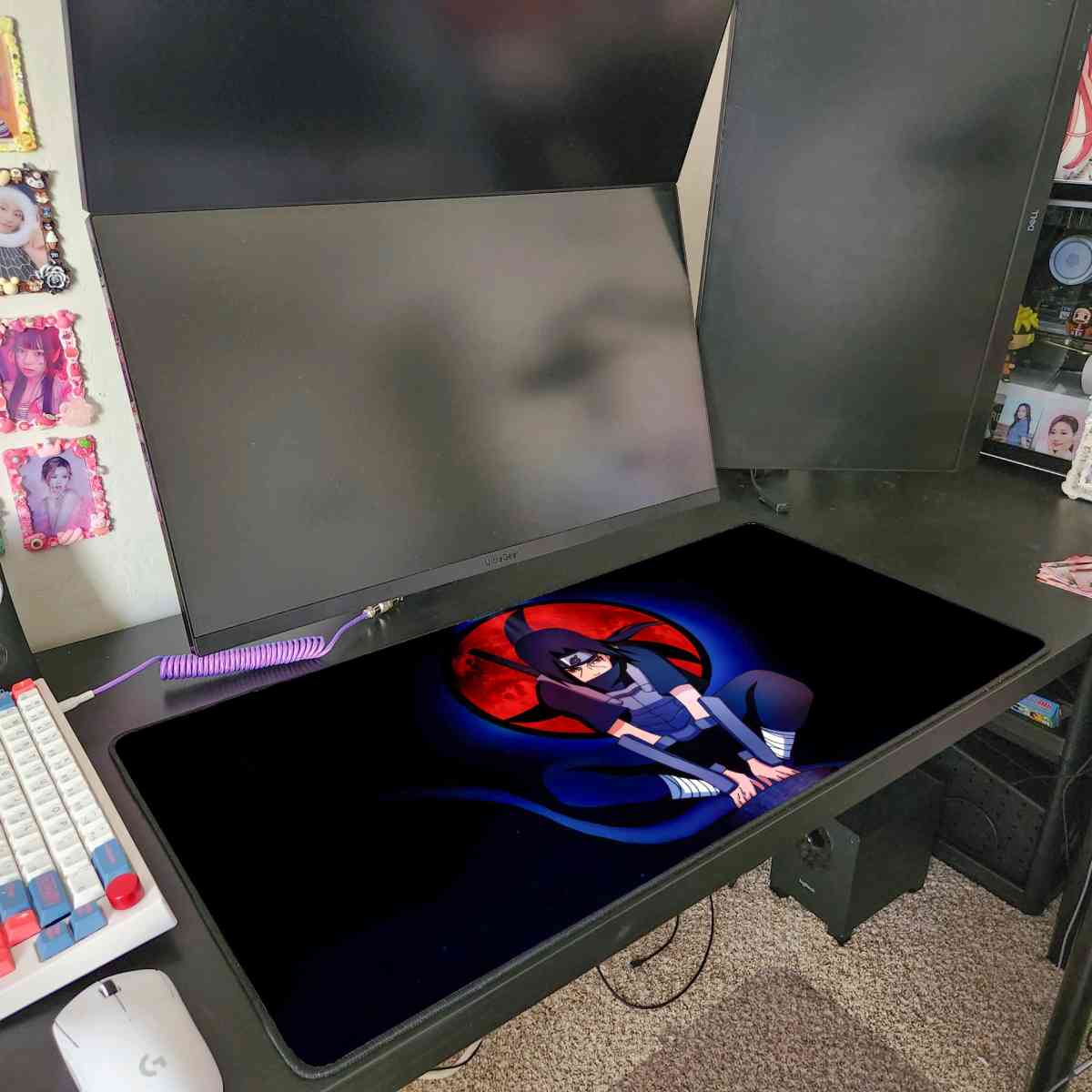Itachi Uchiha from Naruto Anime Desk Mat Mousepad 32 x 16 - Phoenix, Arizona - FleaMarketBay