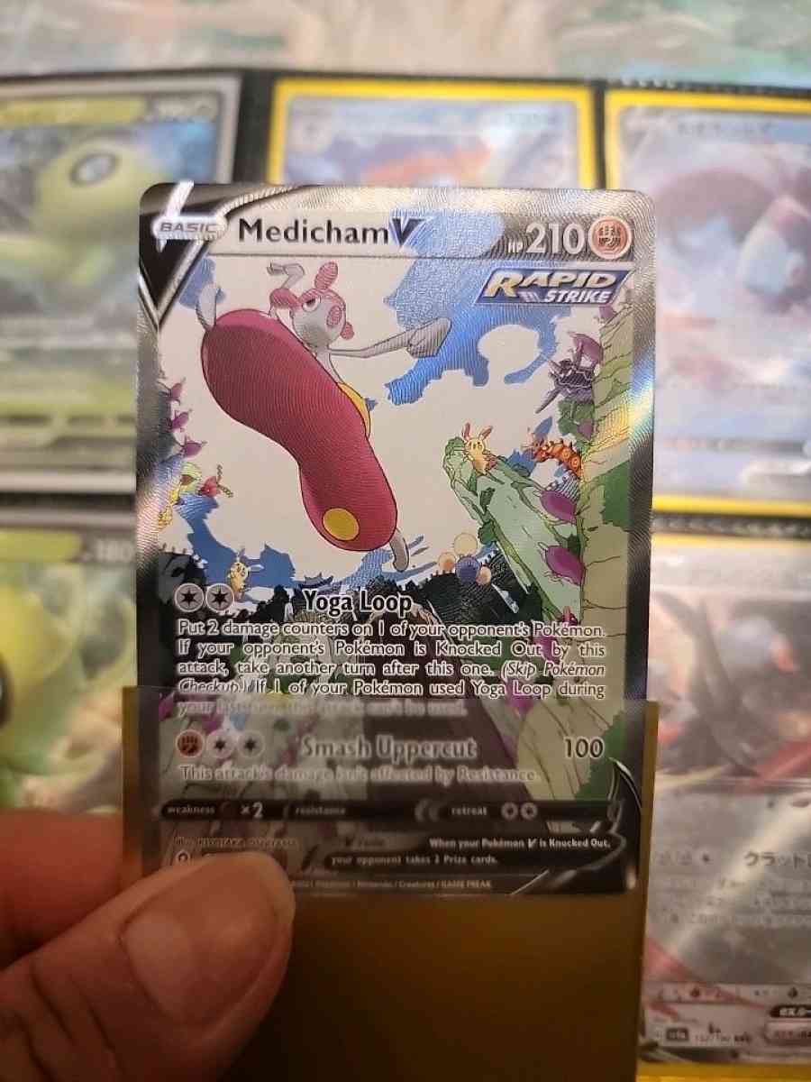 Pokmon TCG Medicham V Evolving Skies 186203 Holo Ultra Rare - Vista, California - FleaMarketBay