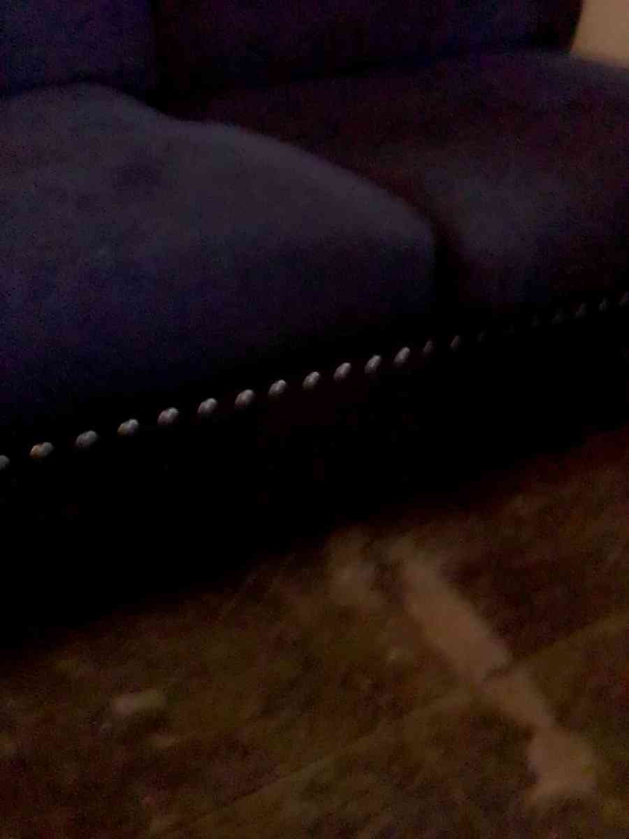 studded black contemporary couch - San Antonio, Texas - FleaMarketBay