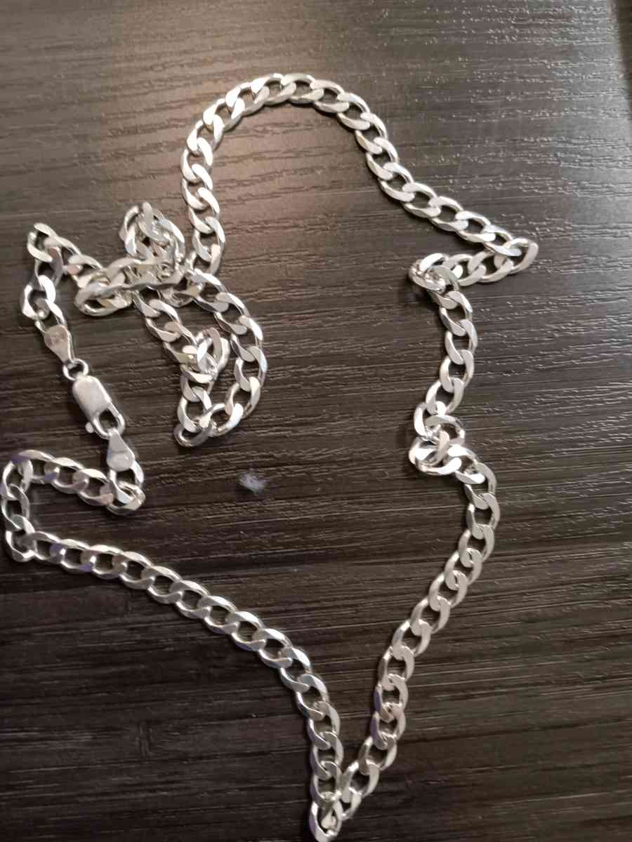 unisex Sterling Silver Chain - Los Angeles, California - FleaMarketBay