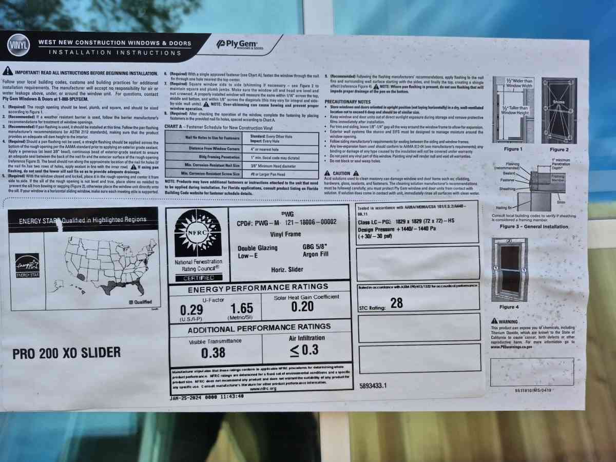 vinyl ply gem windows double  pane - Napa, California - FleaMarketBay