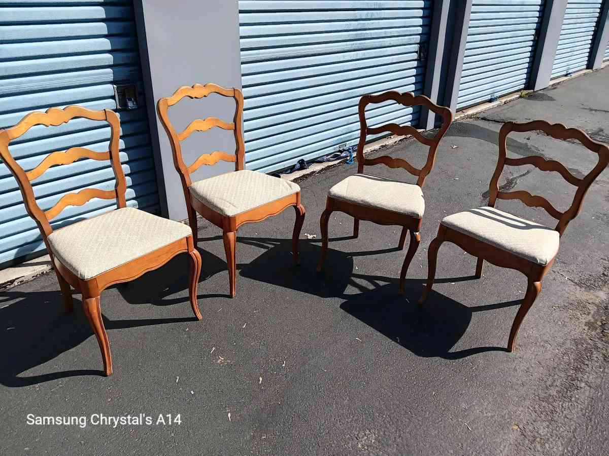 Vintage French provincial ladder chairs - Ashland, Oregon