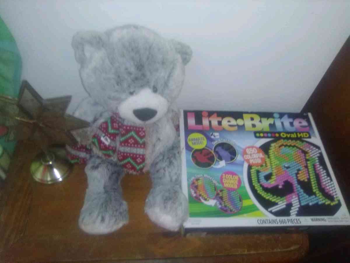 star decoration  teddy bear lite Brite over Hd