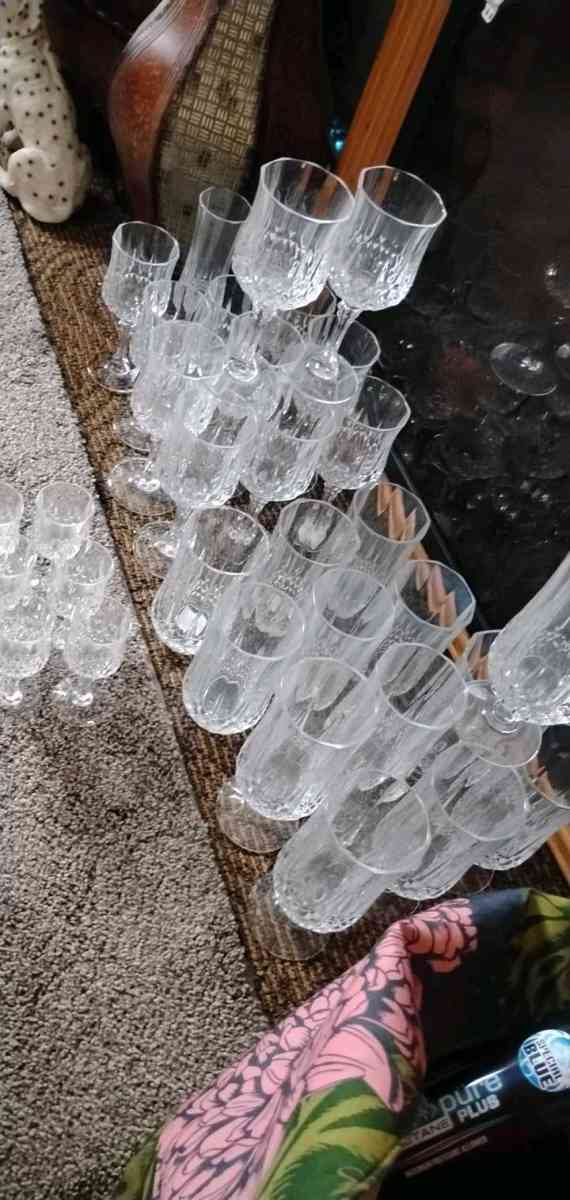 Vintage Crista DArques Longchamp Lead crystal glass - Prescott, Wisconsin