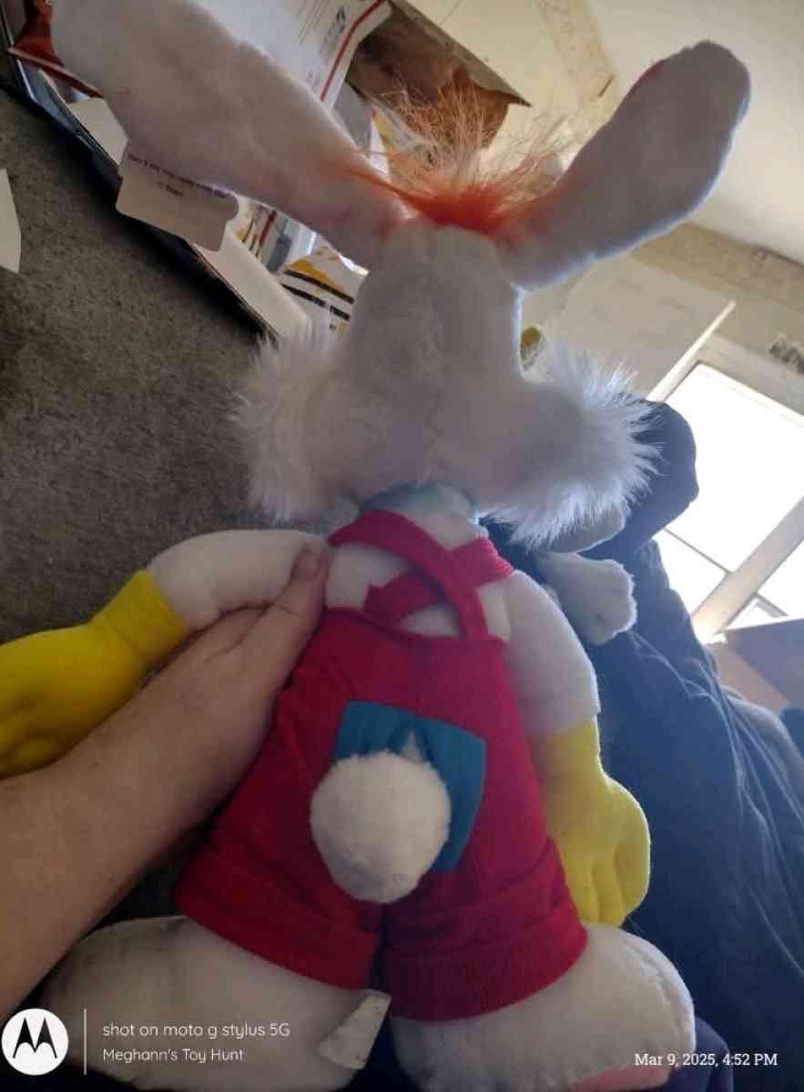 Vintage Roger Rabbit Disneyland Tagged Plush - Saint Charles, Missouri - FleaMarketBay
