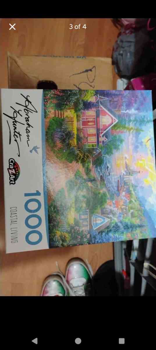 4 1000 piece puzzles - Fruitland Park, Florida - FleaMarketBay