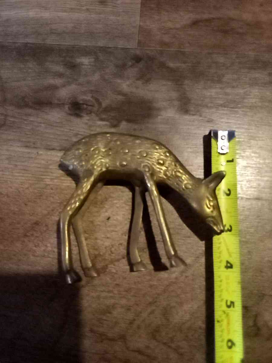 vintage brass deer - Mc Minnville, Tennessee - FleaMarketBay