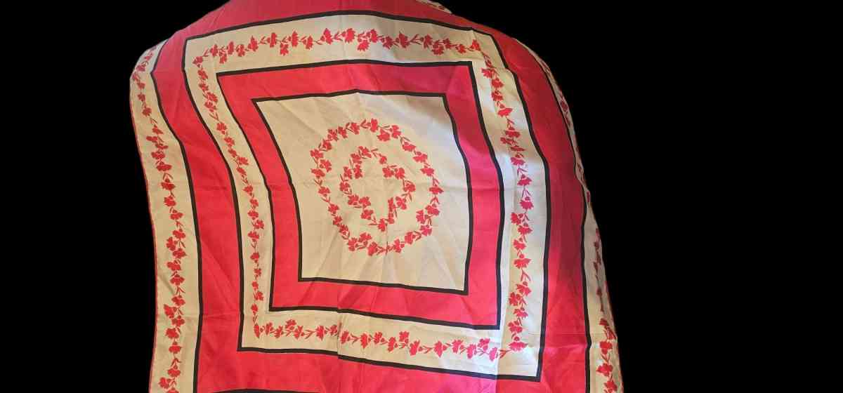 Neiman Marcus silk scarf - Harrah, Oklahoma - FleaMarketBay