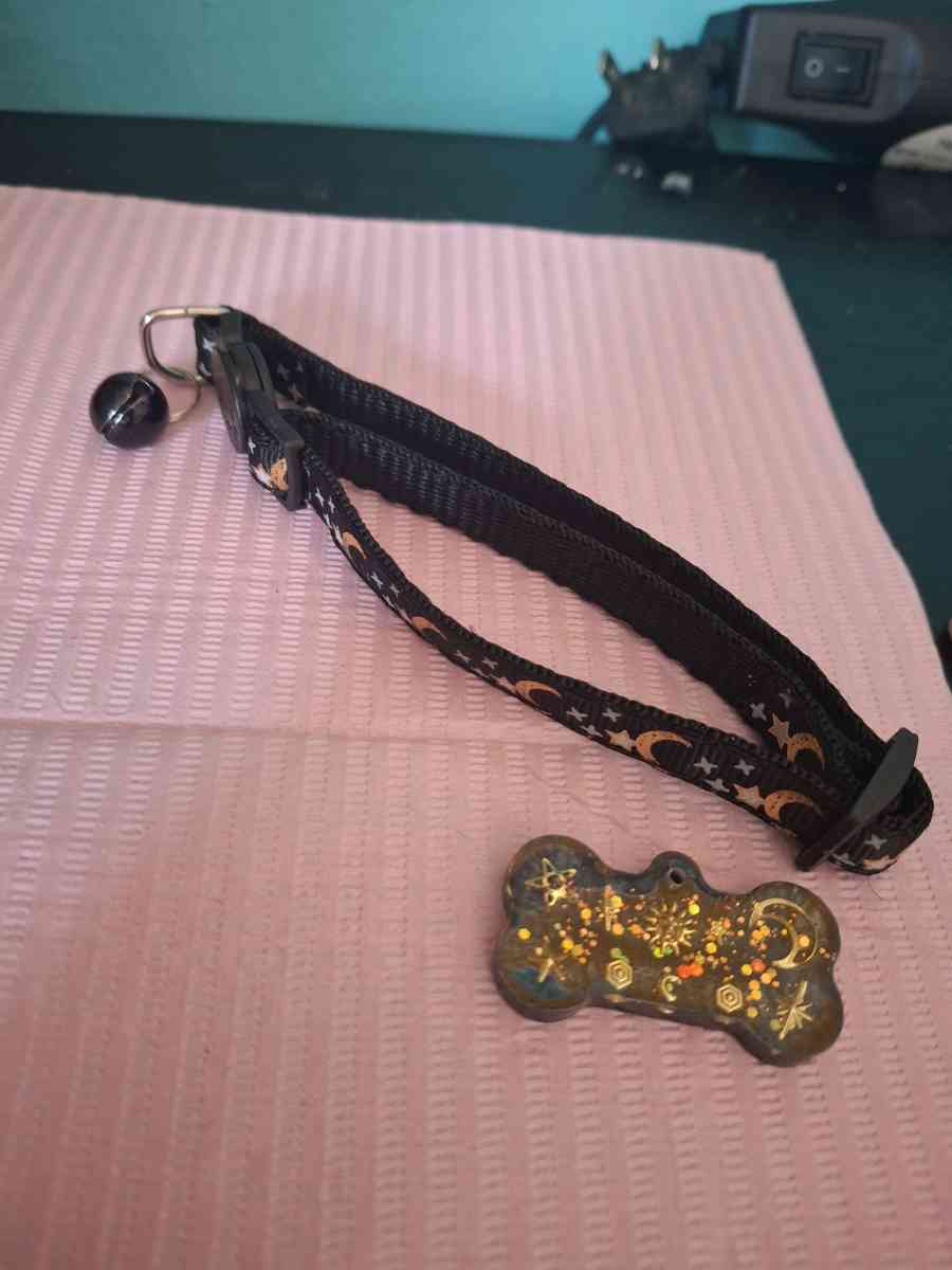 Collar y tag id Negro - Fajardo, Puerto Rico - FleaMarketBay