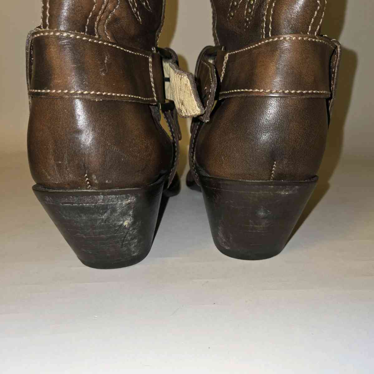 Corral Womens Genuine Leather Boots Size 10 G1116 16 in tall - Wheeling, West Virginia - FleaMarketBay