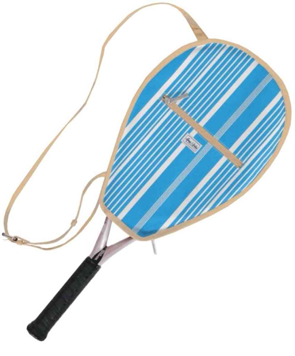 Ame  Lulu Riley Racquet Cover Ticking Stripe