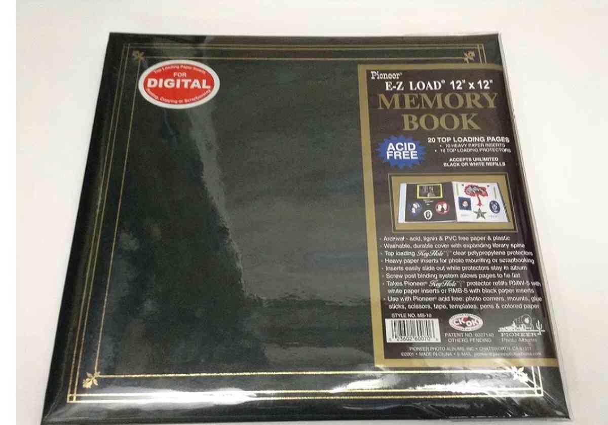 Pioneer Photo Albums Mb10 EzLoad Deluxe Memory Book 12 X 12 - Rochelle Park, New Jersey