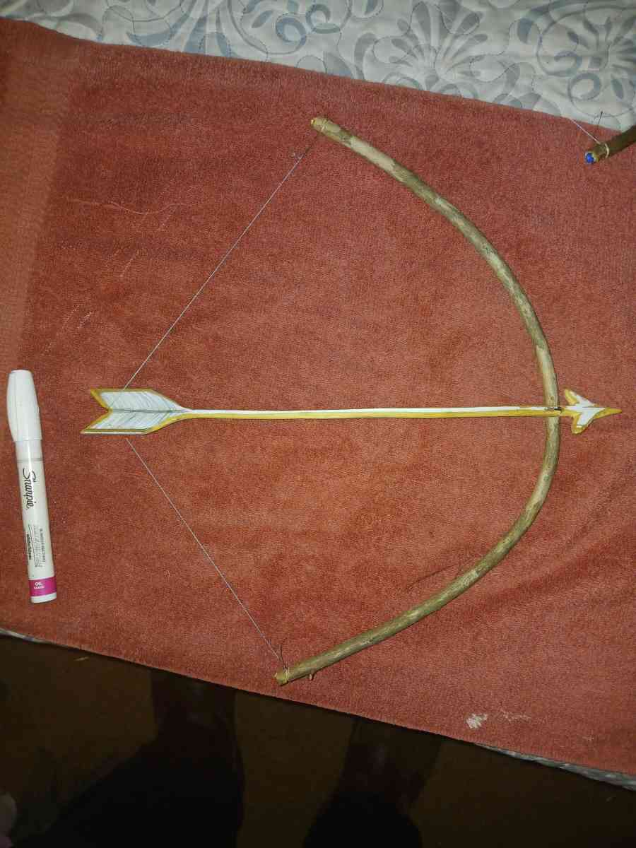 hand carved bow n arrows for display - Ecru, Mississippi - FleaMarketBay