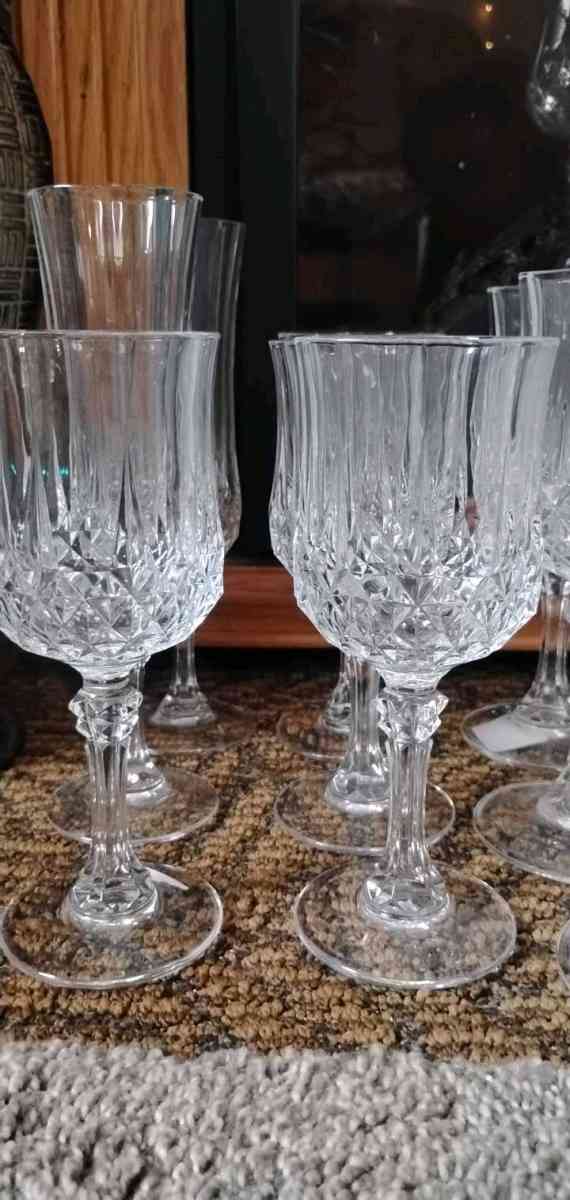 Vintage Crista DArques Longchamp Lead crystal glass - Prescott, Wisconsin - FleaMarketBay
