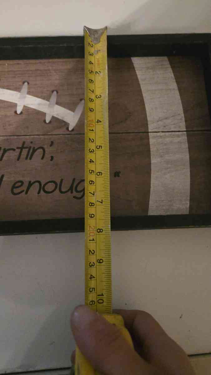 The Spring Shop Wooden Football Sign - Erlanger, Kentucky - FleaMarketBay