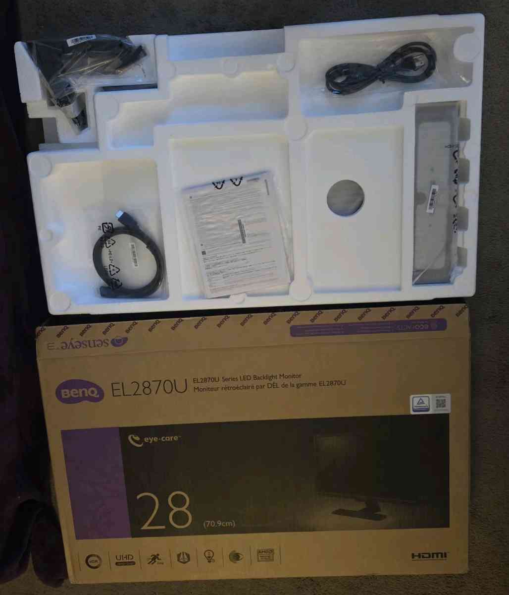 BenQ EL2870U Gaming Monitors 28 4K UHD 1ms - Milwaukee, Wisconsin - FleaMarketBay