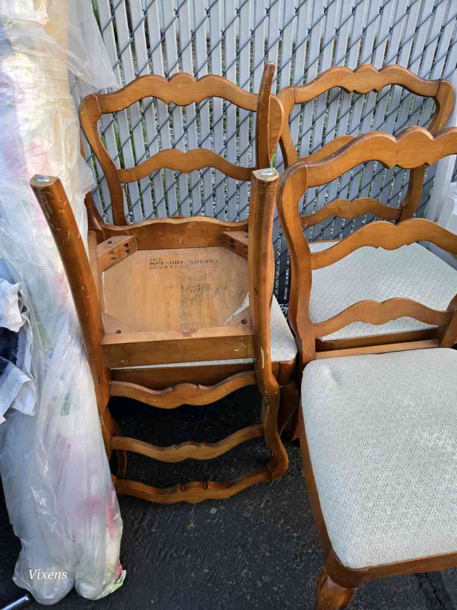 Vintage French provincial ladder chairs - Ashland, Oregon - FleaMarketBay