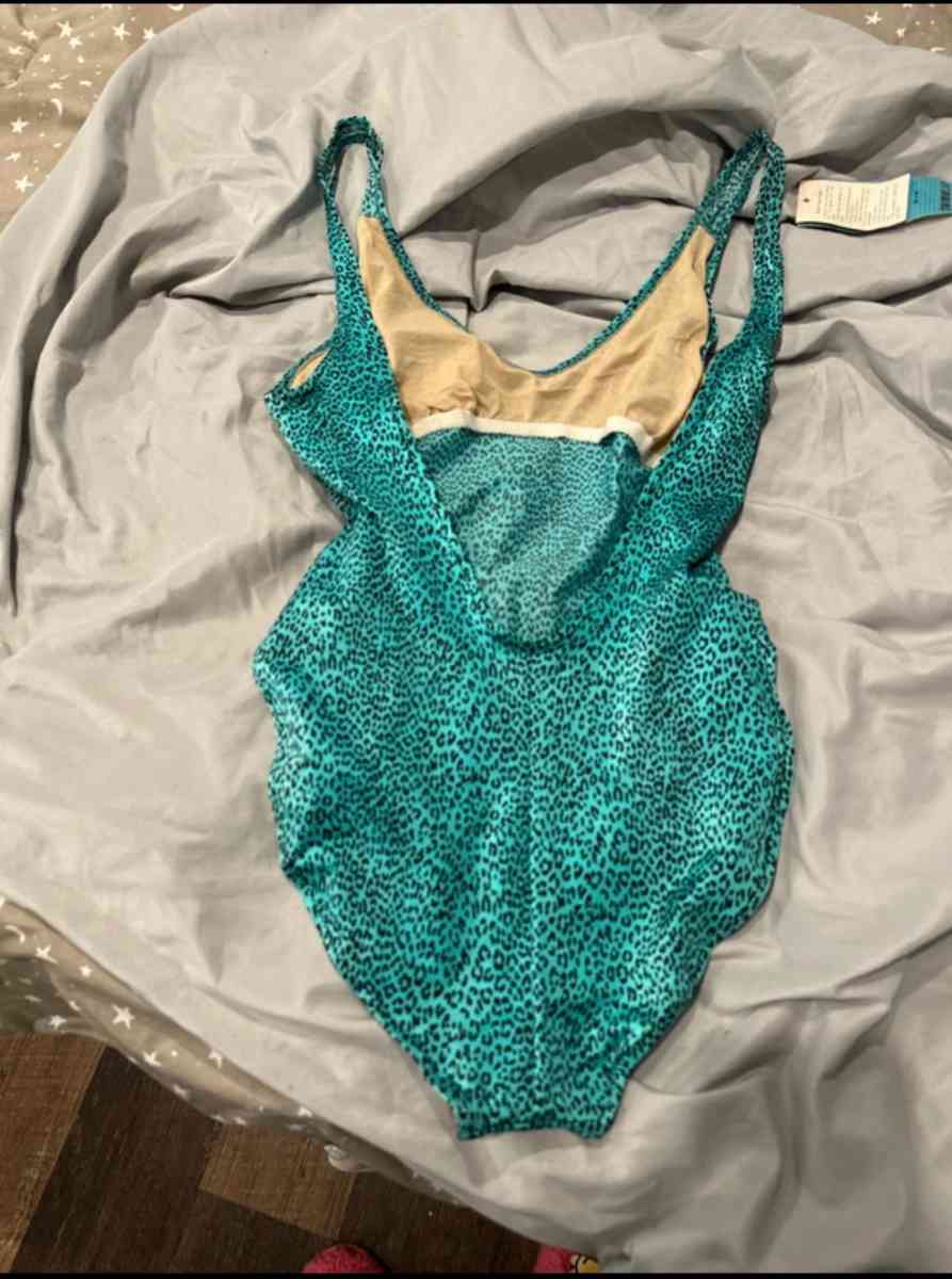 Vintage Leopard print One piece bathing suit - Marine City, Michigan - FleaMarketBay