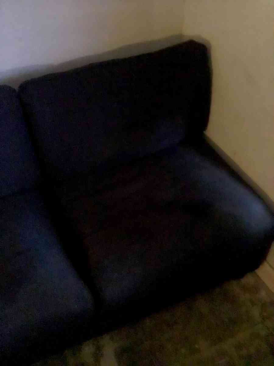 studded black contemporary couch - San Antonio, Texas - FleaMarketBay